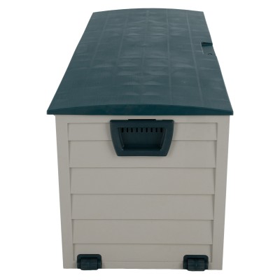 Cutie de depozitare pentru grădină, gri/verde, KORTEZ