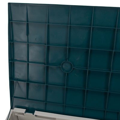 Cutie de depozitare pentru grădină, gri/verde, KORTEZ