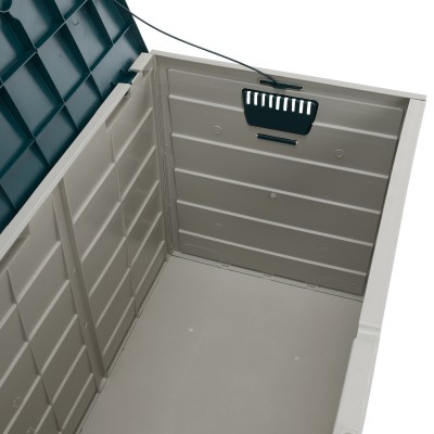 Cutie de depozitare pentru grădină, gri/verde, KORTEZ