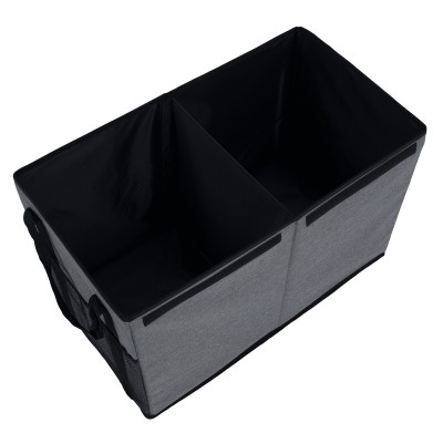 Cutie de depozitare pliabilă, gri/negru, DETER