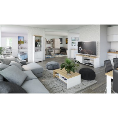 Dulap 4D1S, castan Nairobi / onix, JESI NEW
