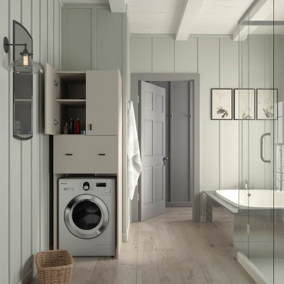 Dulap adânc deasupra maşinii de spălat, caşmir, NATALI TYP 9