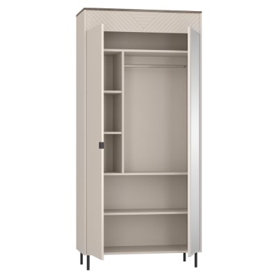 Dulap, caşmir/stejar castello, EYCO 2D/40