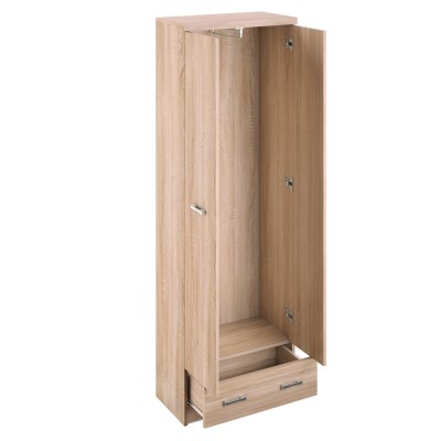 Dulap cu oglindă 2D1S/60, stejar Sonoma, TOPTY TIP 38