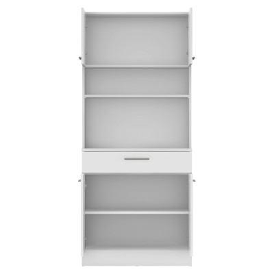 Dulap de bucătărie cu patru uşi, alb, DOMIS NEW