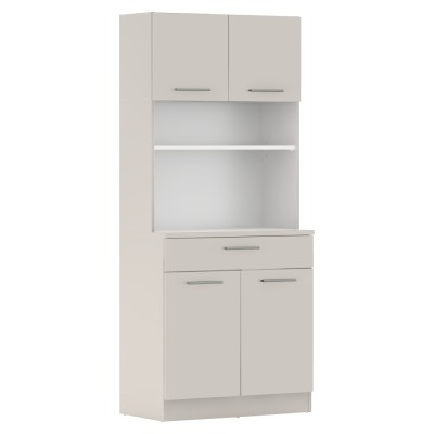 Dulap de bucătărie cu patru uşi, caşmir, DOMIS NEW