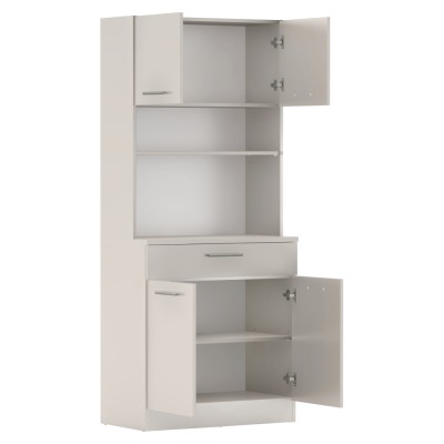 Dulap de bucătărie cu patru uşi, caşmir, DOMIS NEW