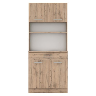 Dulap de bucătărie cu patru uşi, stejar wotan, DOMIS NEW