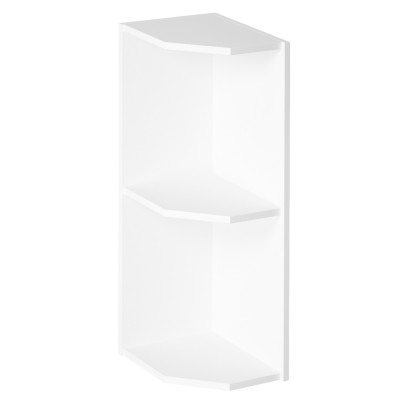 Dulap de colţ superior, alb, bucătăria AURORA