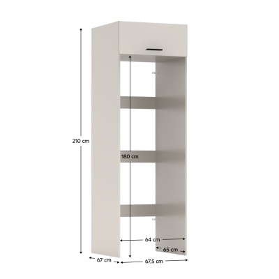 Dulap deasupra maşinii de spălat şi uscător, caşmir, JERGI