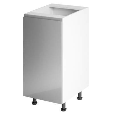 Dulap inferior, alb/ gri extra lucios, bucătăria AURORA