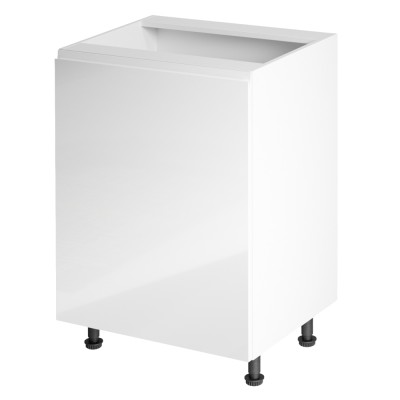 Dulap inferior, alb lucios, bucătăria AURORA