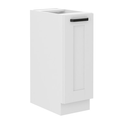 Dulap inferior cu coş glisant, alb, LULA D30 CARGO