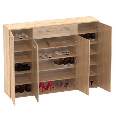 Dulap pentru pantofi, stejar artisan, ALEXIS