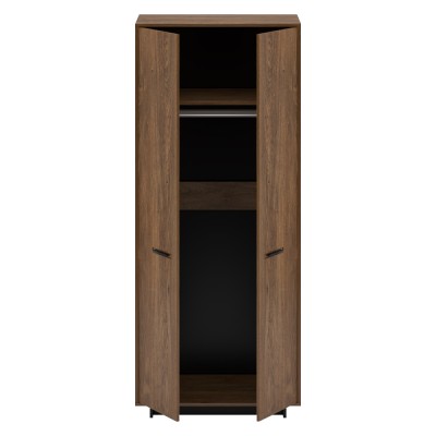 Dulap, stejar bolzano/ negru, DELIS 