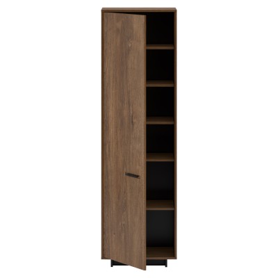 Dulap, stejar bolzano/ negru, DELIS 