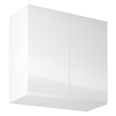 Dulap superior, alb lucios, bucătăria AURORA