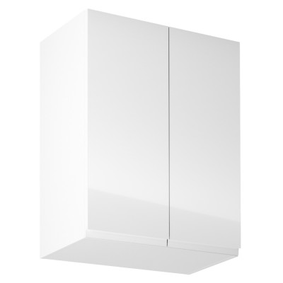 Dulap superior, alb lucios, bucătăria AURORA