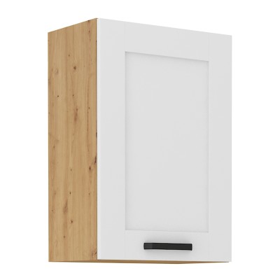 Dulap superior, alb/stejar artisan, LULA 50 G-72 1F