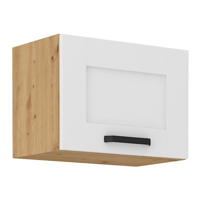 Dulap superior, alb/stejar artisan, LULA 50 GU-36 1F