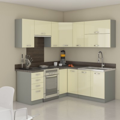 Dulap superior, crem extra lucios, set PRADO 1