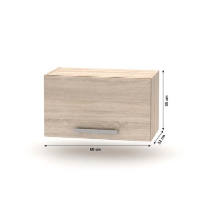 Dulap superior cu digestor 1DV, stejar sonoma, bucătăria NOVA PLUS 