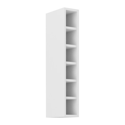 Dulap superior cu rafturi, alb, LULA 15 G-90 OTW