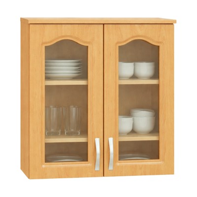 Dulap superior cu sticlă, arin, set LORA 2