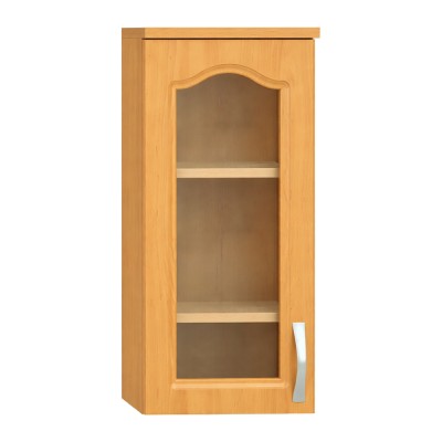 Dulap superior cu sticlă, arin, stânga, set LORA 10