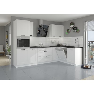 Dulap superior, de colţ, alb, LULA 58x58 GN-90 1F