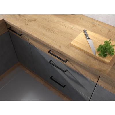 Dulap superior, gri mat/stejar lancelot, VEGA 58x58 GN-72 1F