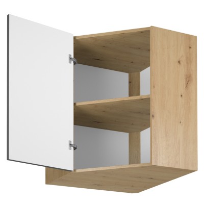 Dulap superior, stejar artizanal/ gri mat, set LANGEN