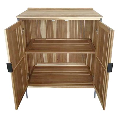 Dulăpior de bucătărie pentru grădină, lemn de salcâm, natural, ALIENA TYP 2