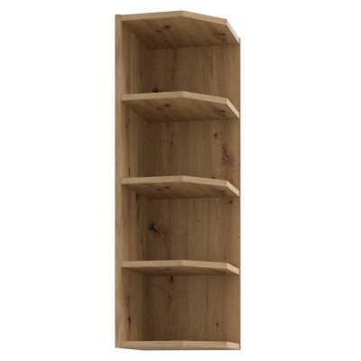 Dulăpior de colţ superior, stejar artisan, FRISBO/ARSANY 30 G-90 ZAK