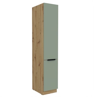 Dulăpior înalt, aquamarine/stejar artisan, ARSANY 40 DK-210 2F