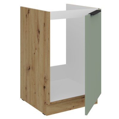 Dulăpior pentru chiuvetă, aquamarine/stejar artisan, ARSANY 50 ZL 1F BB
