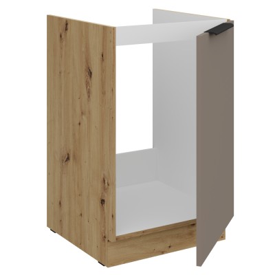 Dulăpior pentru chiuvetă, sandgrau/stejar artisan, FRISBO 50 ZL 1F BB
