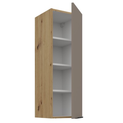 Dulăpior superior, sandgrau/stejar artisan, FRISBO 30 G-90 1F