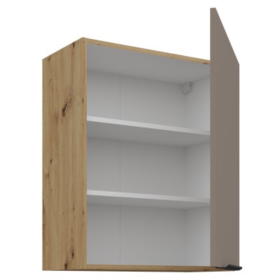 Dulăpior superior, sandgrau/stejar artisan, FRISBO 60 G-72 1F