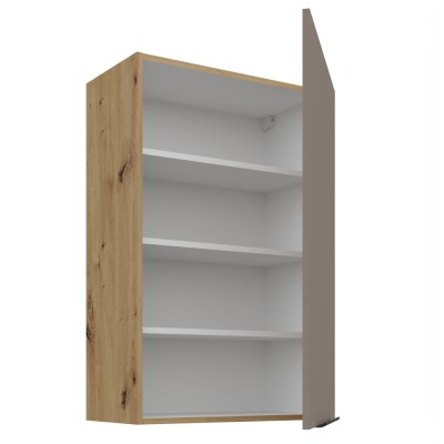 Dulăpior superior, sandgrau/stejar artisan, FRISBO 60 G-90 1F