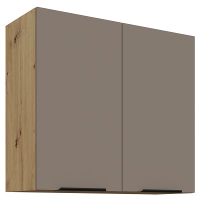 Dulăpior superior, sandgrau/stejar artisan, FRISBO 80 G-72 2F