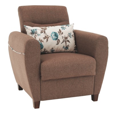 Fotoliu, bej închis, MILO