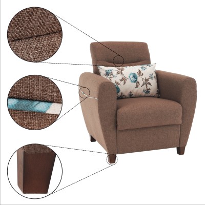 Fotoliu, bej închis, MILO