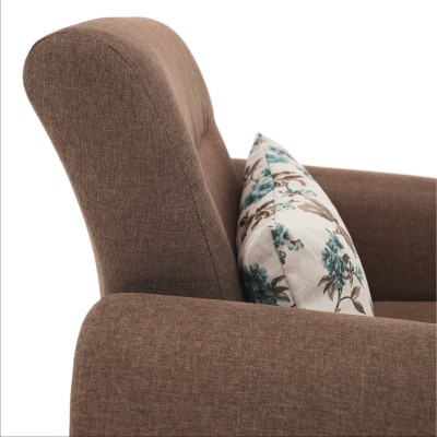 Fotoliu, bej închis, MILO