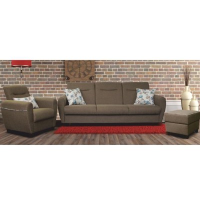 Fotoliu, bej închis, MILO