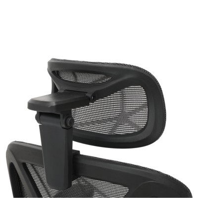 Fotoliu de birou, gri închis/negru, VILMER