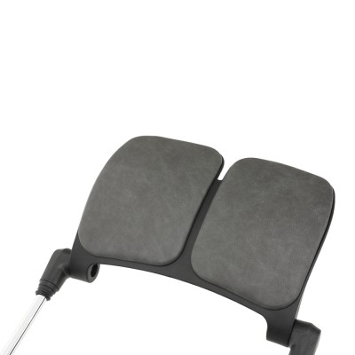 Fotoliu de birou, gri închis/negru, VILMER