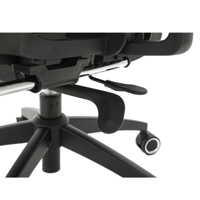 Fotoliu de birou, gri închis/negru, VILMER