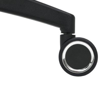 Fotoliu de birou, gri închis/negru, VILMER