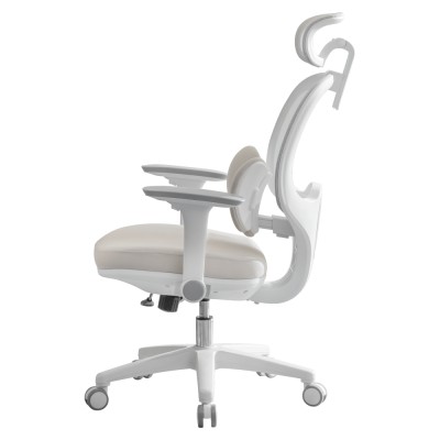 Fotoliu de birou, gri/alb, ABRAMO